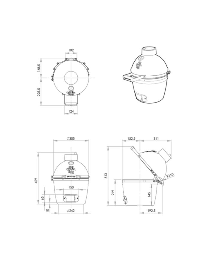 Big Green Egg Mini - Pack Start